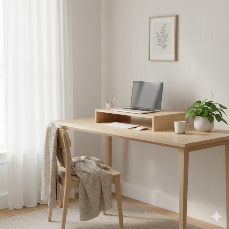 Soporte de Monitor de Madera: Eleva tu pantalla (y el estilo de tu escritorio)